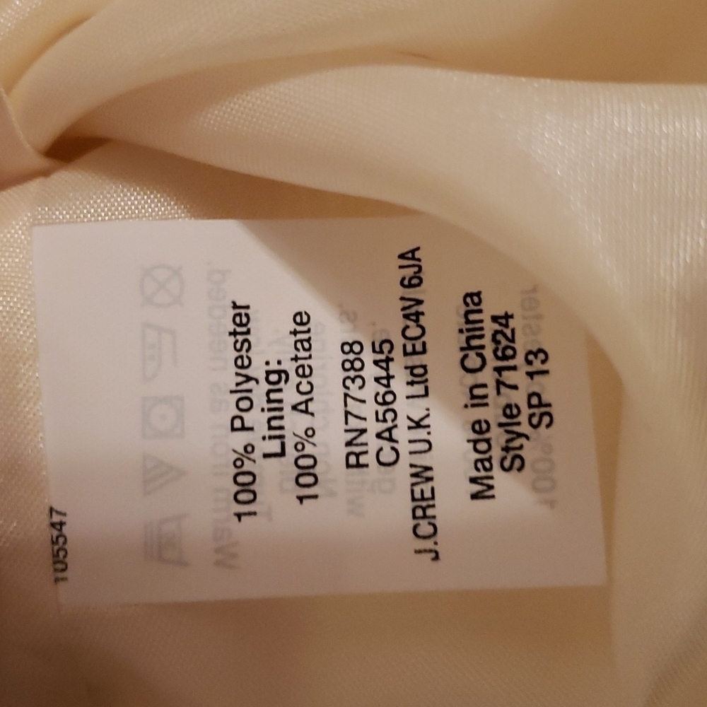 J. Crew Ruffle Collar Cream Cami - Picture 15 of 16